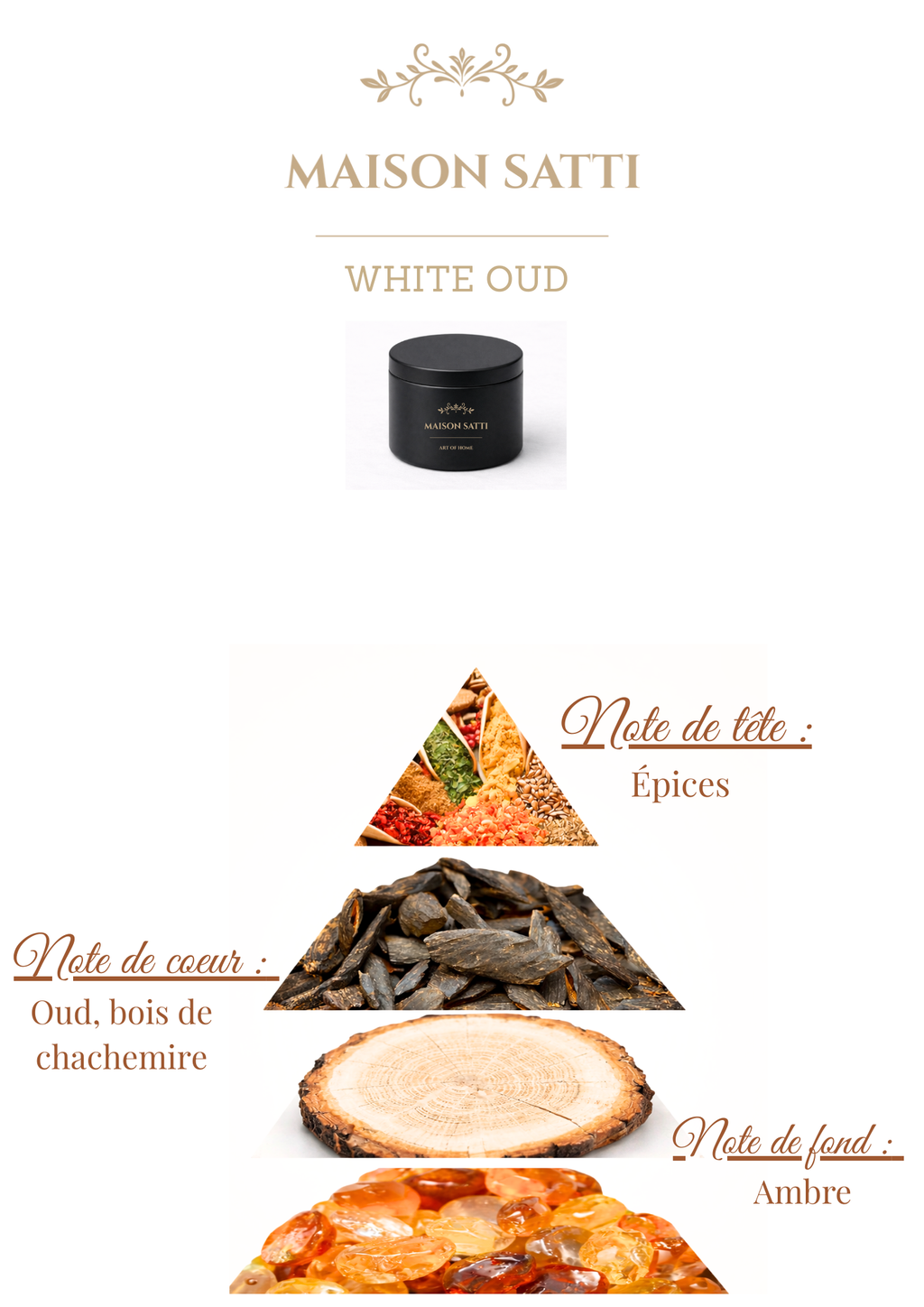WHITE OUD - Bakhoor (encens parfumé)